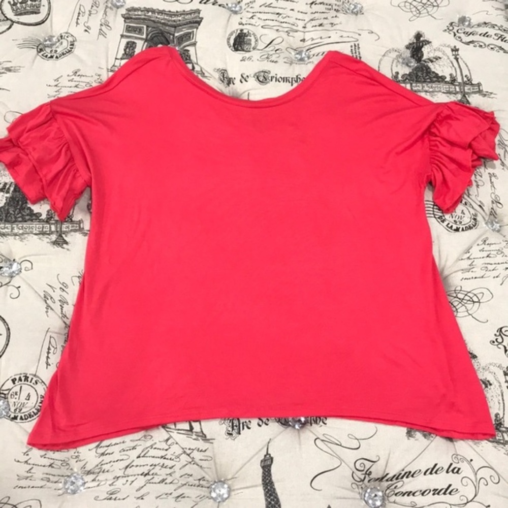 Chelsea28 Ruffle Sleeve Tee - Picture 4 of 6